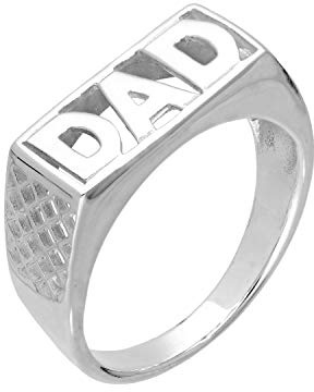 jewellerybox Sterlingsilber Dad Ring Größe 55 (17,5)
