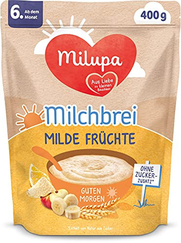 Milupa Milchbrei Milde Früchte Guten Morgen ab dem 6. Monat, 1 x 400 g