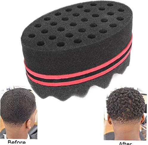 TOSSPER 1 Stück Sponge Haarbürste, Afro Curl Sponge Wave Farber Haarbürste Schwamm Farberwerkzeug Für Afro Spule Haar Magische Schönheit