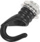 sourcing map Alloy Ceiling Hook Fixtures Accessories 23mmx31mm for Chandelier Ceiling Pendant Light Plate, Black
