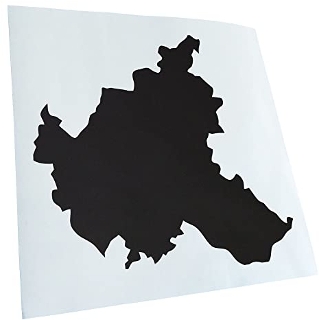 Kiwistar - Autoaufkleber - Mattschwarz - 24x22cm Hamburg Deutschland Silhouette Aufkleber für Auto, Laptop, Fahrrad, LKW, Motorrad mehrfarbig JDM Decal Racing