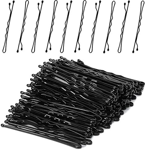 AnAsh Hair Pins 60 Pcs, Bobby Pins for Women, Hair Grips for Thick, Thin, Wavy, Curly, Long and Short Hair, Perfect for daily Wearing, Casual, Party, Travel, & Weddings (Black)