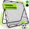 BENTSON Rebounder für Fußball Kinder und Profis I Inkl. Ersatznetz I Robuster Rahmen I Auch für Handball, Volleyball und Basketball I Rückprallwand Prellwand Fussball I Matt-Schwarz I 150x150 cm