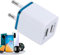 Chargeur USB Double Prise Ultra Rapide - Adaptateur Mural PD 3.0 Avec Technologie De Charge Rapide Smart IC