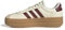 adidas Women's VL Court Bold Shoes, White/Shadow red/Crystal Sand, 8 UK