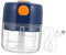 HOLIDYOYO 1 Set schiaccia aglio elettrico cucina cucine gicos cleanseen petit Osservare ob schiacciapatate schiaccia aglio piccolo schiaccia aglio domestico mini schiaccia aglio AbS Blue