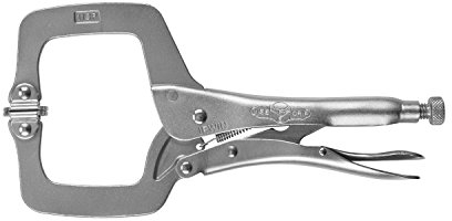 IRWIN VISE-GRIP Original Verriegelungs-C-Klemme mit Drehpads, 27,9 cm, 20