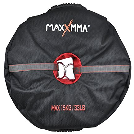 MaxxMMA Doppelendiger Schwerer Sack mit Anker (ungefüllt), Kerntrainingsgerät, Multifunktionaler Gewichtssack, Anpassungsfähige Gewichte