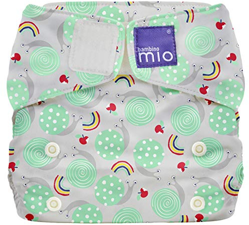 Bambino Mio, Miosolo All-in-One Reusable Nappy, Snail Surprise