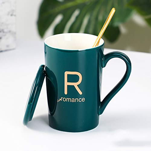 Initial Mug Letter Cup Fine Bone Porcelain Cup for Home, Office & Personalised Gifts R