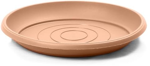 POD41 Sous-vase pour vase rond, en plastique, adapté en intérieur comme en extérieur, Ø 41 cm, couleur terre cuite