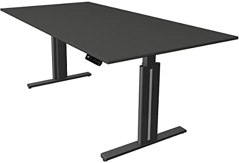 Kerkmann Certeo Schreibtisch Move.3 | Elektrisch höhenverstellbar | Gestell Anthrazit | HxBxT 720-1200 x 2000 x 1000 mm | anthrazit | Sitz- und Stehtisch Bürotisch Arbeitstisch