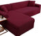 uyeoco Sofabezug Couchbezug Sofa Überwurfdecke L Form/U Form/Ecksofa 3/2/4 Sitzer Sofahusse Beige/Grau rutschfest Sofa Abdeckung Hund Katze Sitzflache Sofaschoner (Color : O, Size : 235-300cm)