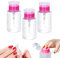 Nail Polish Remover Pump Bottle Dispenser 150ML Push Down Cleanser Bottle Travel Empty Liquid Container for Nail Varnish Remover & Makeup Remover Nail Art Tool (3 Pack)
