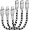 iSOUL USB C to Lightning Cable Short, 3Pack 15cm iPhone Charger Cable [Apple Approved Fast USB C Charging] Sync PD Lead For iPhone 14 13 12 11 XS XR X Pro Max Mini 8 7 6S Plus 5S SE iPad iPod AirPods