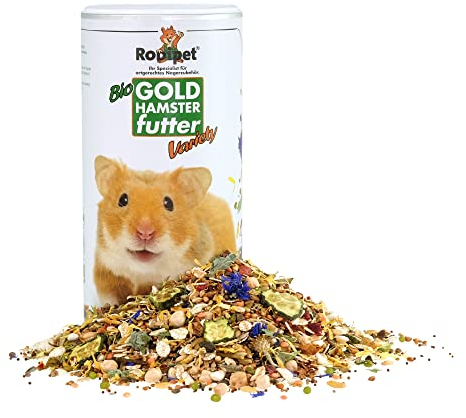 Rodipet Bio Goldhamsterfutter Variety 500 g, inkl. Portionslöffel