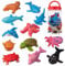 HOMNIVE Juguetes de baño sin Agujero para niños, 12 Piezas de Juguetes de bañera de Animales Marinos de ocán, Juguetes de bañera sin Moho para niños y niñas