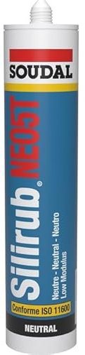 Mastic silicone silirub n°5 300 ml transparent