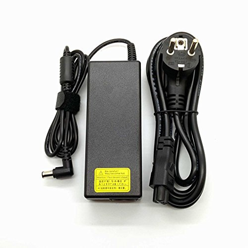 PIEZAS-PORTATILES.COM Reemplazo de Adaptador Cargador Compatible Sony Vaio SVF153A1YM fit15E 19,5v 4,7a 6.5mm * 4.4mm