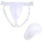 CosyCaya Protector de Coquilla Hombre, Boxeo Kickboxing Muay Coquilla, Ventilado Ajustable, Entrenamiento de Lucha Karate L