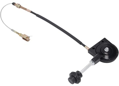 BOROCO Excavator Throttle Control Cable Stainless Steel PU Enhanced Safety Improved Efficiency Manual Throttle Control Wire Replacement for EX230 Mixers (0.6M)