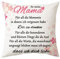 Mama Kissenbezüge 45x45cm,Besondere Geschenke,Beste Mama Geschenk, Muttertagsgeschenk, Geburtstagsgeschenk, Mutter Geschenk,Geschenk für Mutter von Tochter Sohn