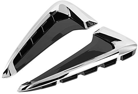 Ailes d'air de la Voiture Ajustée pour Le Couvercle de Ventilation Autocollant en Argent