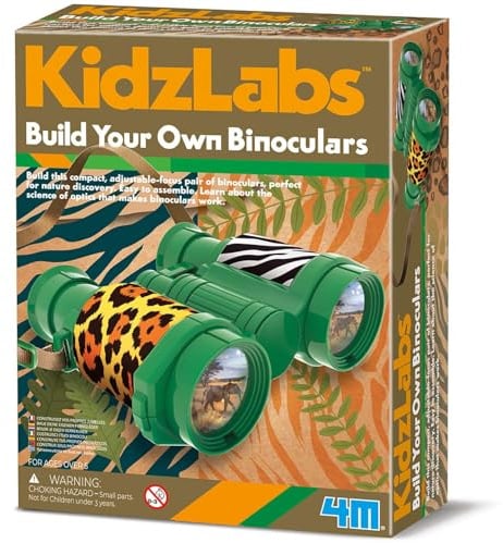 4M KidzLabs Baue Dein Fernglas | Wissenschaftsset für Kinder 8+ | STEM Lernspiel für Entdecker und Naturliebhaber | kreatives und lustiges Geschenk