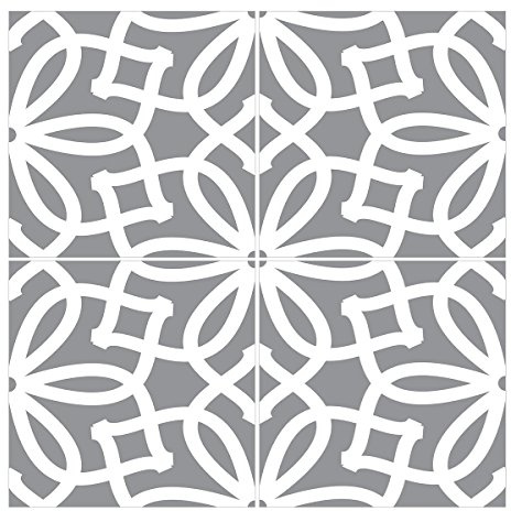 Wandkings Bodenfliesenaufkleber 4er Set - Wähle EIN Muster & Größe -Laura - 30 x 30 cm