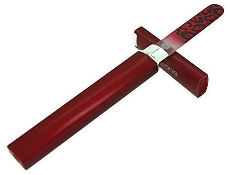 Glass Nail Files Professional – G.Liane Crystal Nail File For Natural Nails Acrylic Nails Gels Nails Manicure Pedicure Tools For Home And Salon (Red)