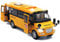 9 Pull Back School Bus,Light Up & Sounds Die-cast Metal Toy Vehicles with Bright Yellow and Openable Doors