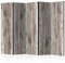 decomonkey Paravent Raumteiler Innen Holz Brett 225x172 cm 5 Teilig Beidseitig Room Divider Wall Raumteiler Stehend Trennwand Sichtschutz Spanische Wand Sichtschutzwand Wohnzimmer Holz