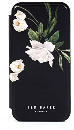 Ted Baker Schutzhülle für iPhone 12 Pro, Motiv Holunderflower, schwarz