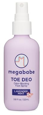 Megababe Toe Deo Odor-Blocking Foot Spray | 3.8 fl oz