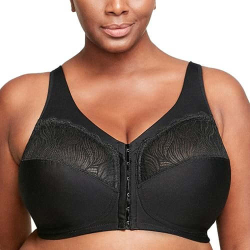 Glamorise Damen 1210 Full Coverage Bra, Schwarz, 100C