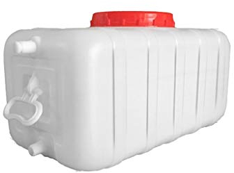 LPLND Depósito de Agua Tanques De Almacenamiento Cubiertos Rectangulares 50L/100L/150L/200L Almacenamiento De Agua De Plástico Grueso Cubo Tanques De Almacenamiento De Agua Domésticos (Size : 50L)