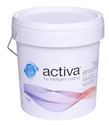 ACTIVA - Pintura Fotocatalítica Color Azul Mar | 4 Litros | Pintura Ecológica y Desinfectante para Interiores | Ideal para Habitaciones de Niños o Personas con Problemas Respiratorios