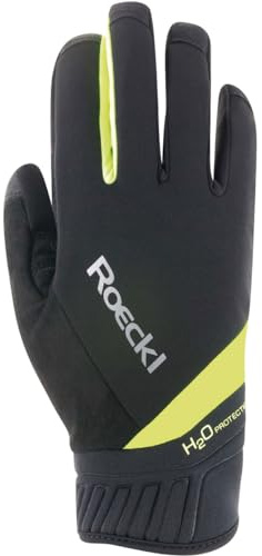 Roeckl Ranten Winter Fahrrad Handschuhe lang schwarz/gelb 2023: Größe: 10