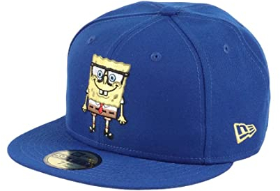New Era Spongebob Squarepants Spongebob Glasses Navy 59Fifty Fitted Basecap - 7 3/8-59cm (L)