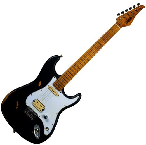JET Guitars JS800 Black E-Gitarre