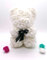 Yarhom Rose Bear Artificial Flowers Bear Romantic Foam Rose Valentine's Day Birthday Rose Gifts For Women Mom Girlfriend Dad (White)