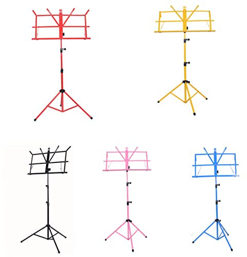 VICASKY Blech 2 in 1 Notenständer Tragbarer Notenst?nder Tablet-ständer Für Den Schreibtisch Notenständer Zusammenklappbar Leicht Trompetenständer Projektorhalterung Klavier Faltbar