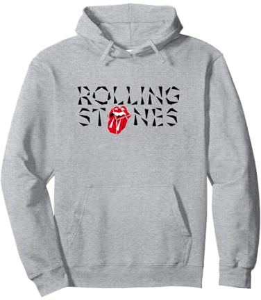 Offizielles The Rolling Stones HD Tongue Logo Pullover Hoodie