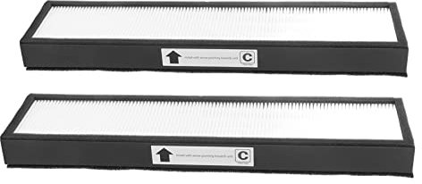 Filtro Purificatore d'aria, 2 Set di Elementi Filtranti per Purificatore d'aria, Materiale PET PP per Filtrare le Particelle Inferiori a 0,3 Micron, Parti e Accessori per