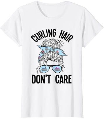 Curling Spieler Wintersport Grafikdesign - Curling T-Shirt