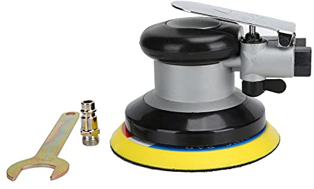 Pneumatischer Luftschleifer – Verstellbarer Exzenterschleifer Zum Polieren Und Wachsen, 10.000 U/min, Ideal Für Holz, Metall Und Verbundwerkstoffe, Heimwerkerwerkzeug Mit Komfortablem Gummigriff