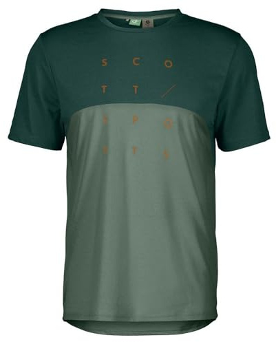 SCOTT Trail Flow DRI Fahrrad Trikot kurz grün 2024: Größe: XXL (58)