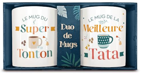 STC Coffret duo mugs tonton tata