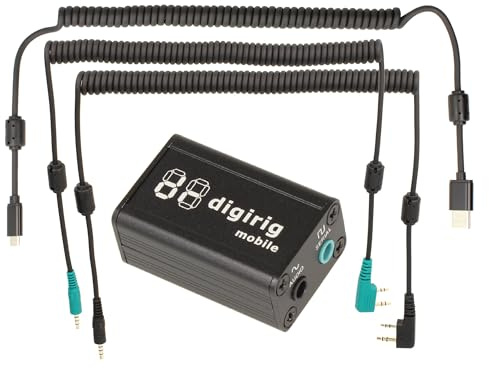 Minadax DIGIRIG Mobile KIT | Revolutionäres Digital-Interface für Amateurfunk, kompatibel mit Baofeng Kennwood Wouxun und andere HTs + Kabel Set + USB Kabel - Logic Levels(Default)