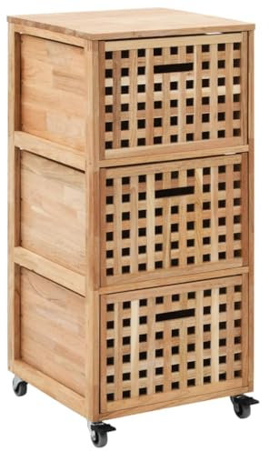 QJBSAVVA Badschrank, BüCherregal Wohnwand Medizinschrank KüChenschrank Geeignet für Wohnzimmer Balkon Abstellraum Keller 41x41x91 cm Massivholz Walnuss